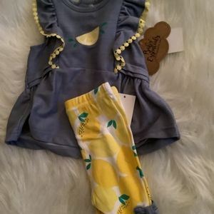 Lemon Baby Two Piece Set